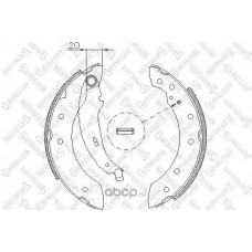 Колодки тормозные задние (200мм) Stellox 210101SX аналог 77 01 203 979, 77 01 205 720, 7701208111 (комплект)