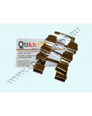 Монтажный комплект передних колодок (пластины) (259x20.6mm) Quartz QZ-120-0410 аналог 